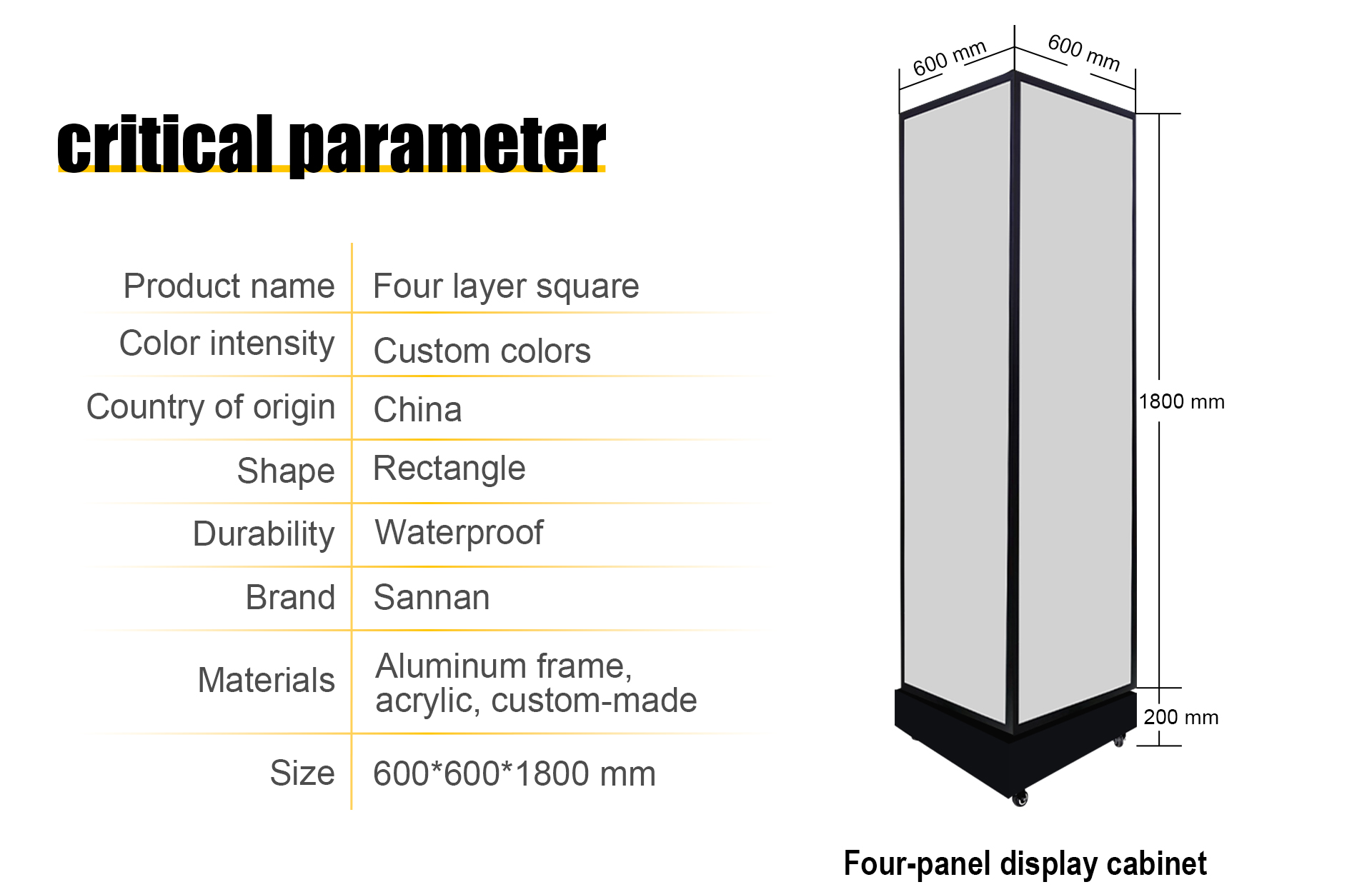 Rotating Light Box-Square Rotating Light Box-Square