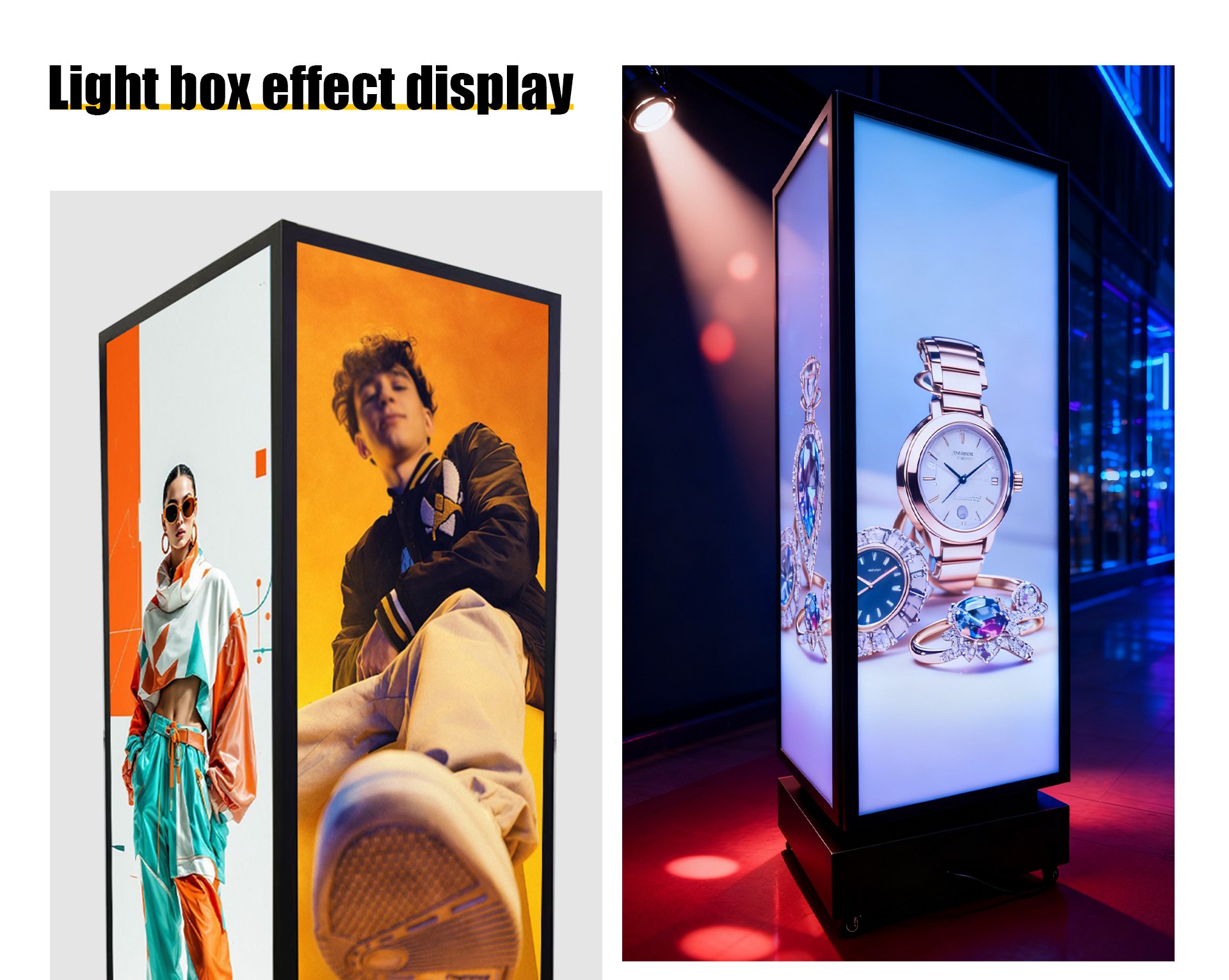 Rotating Light Box-Square Rotating Light Box-Square