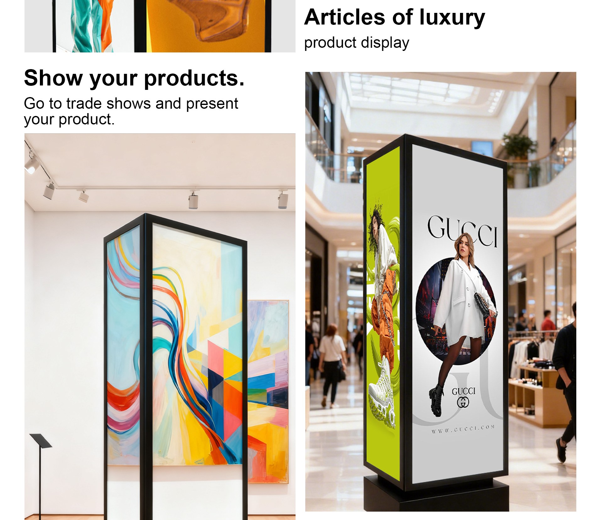 Rotating Light Box-Square Rotating Light Box-Square