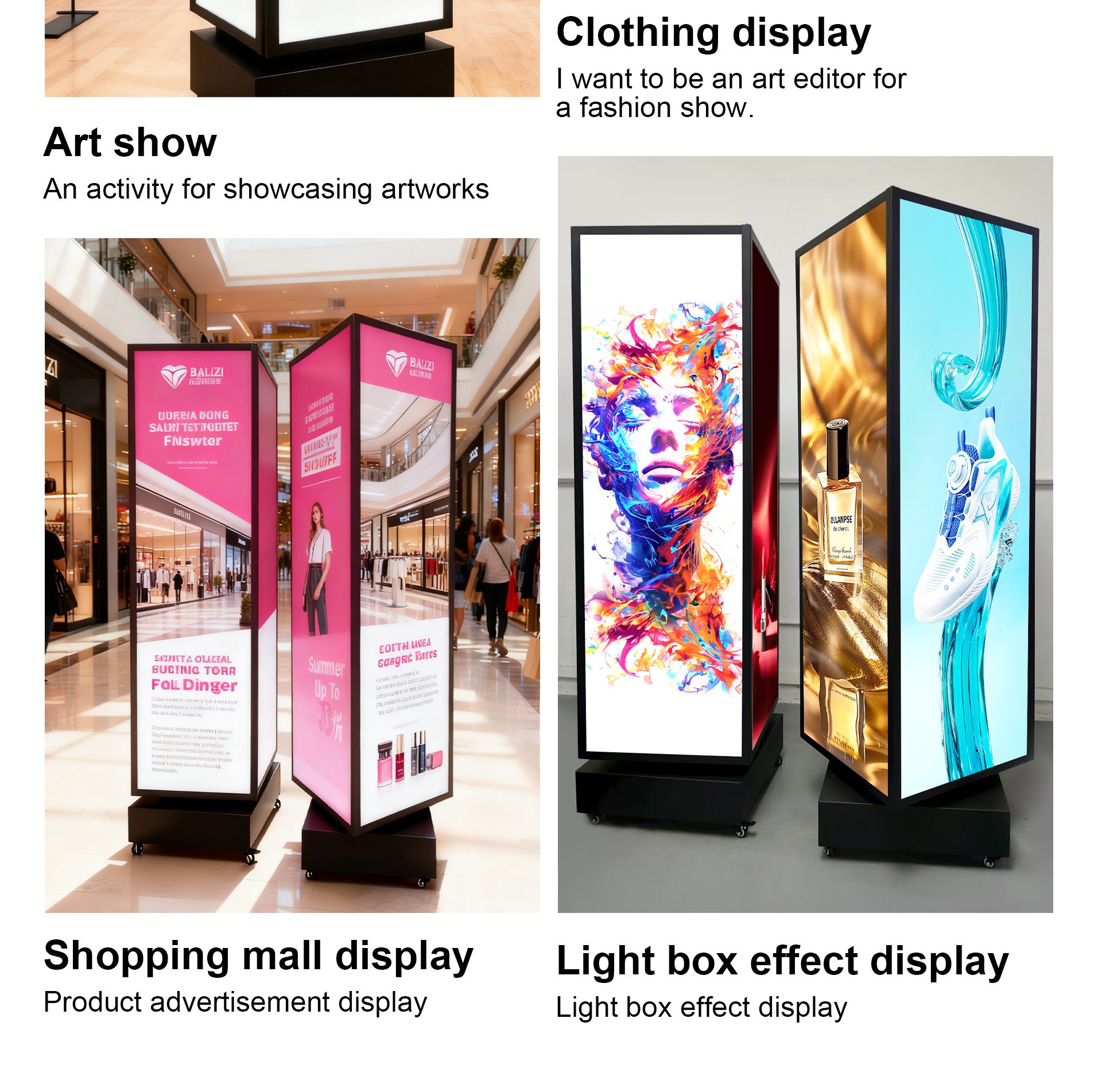 Rotating Light Box-Square Rotating Light Box-Square