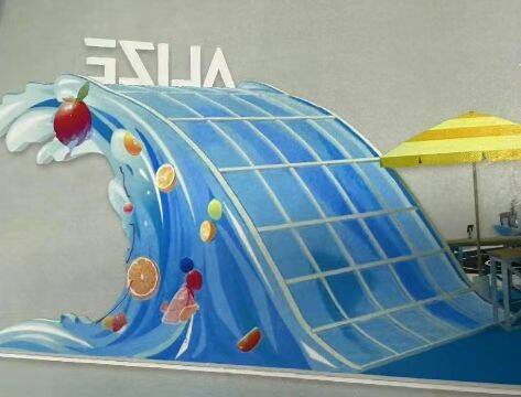 Wave-shaped Dynamic Light Boxes Shine At The Exhibition, Customized Lighting Solutions Help Brands Stand Out Wave-shaped Dynamic Light Boxes Shine At The Exhibition, Customized Lighting Solutions Help Brands Stand Out