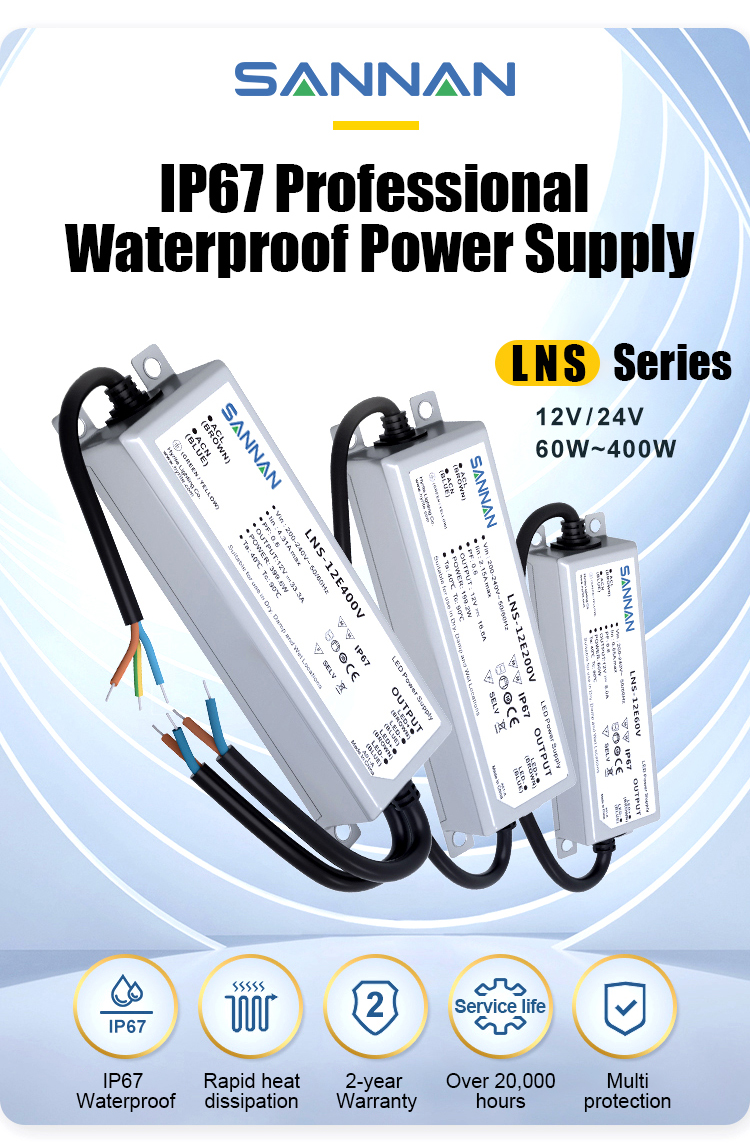 LNS Series IP67 Waterproof Power Supply LNS Series IP67 Waterproof Power Supply