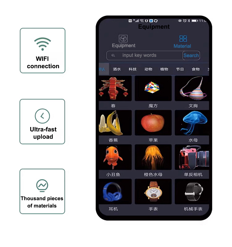 SN-F30L-Desktop hexagonal model